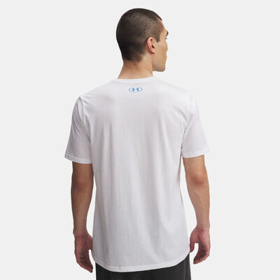Under Armour Men's Triple Stack Logo T-Shirt White
