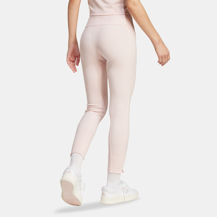 adidas Women's Lounge 7/8 Training Leggings Pink adidas Women's Lounge 7/8 Training Leggings Pink image number 1