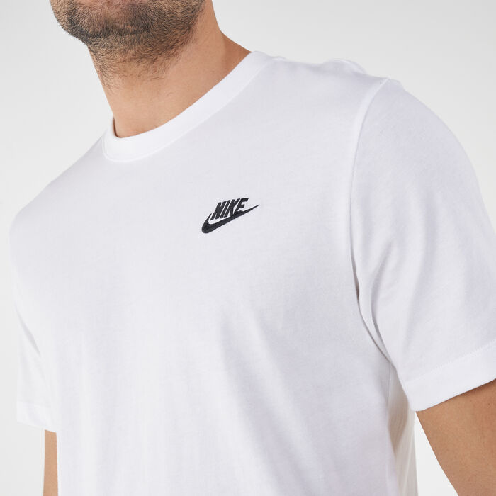 Nike Men's Sportswear Club T-Shirt White Nike Men's Sportswear Club T-Shirt White image number 3
