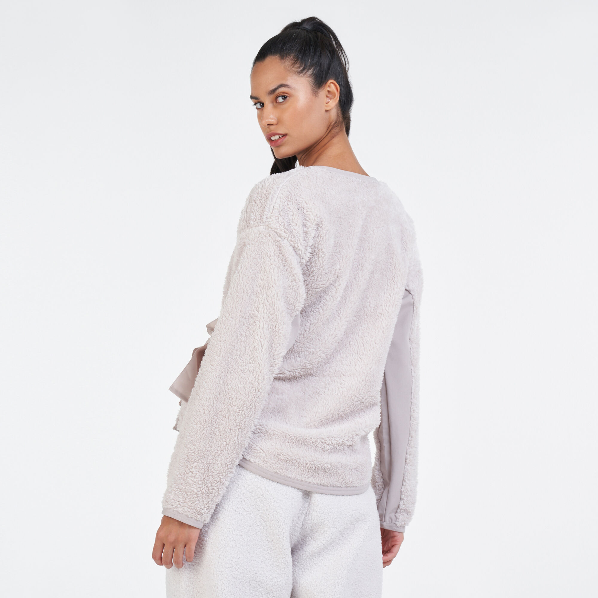Nike sherpa wrap top 2025