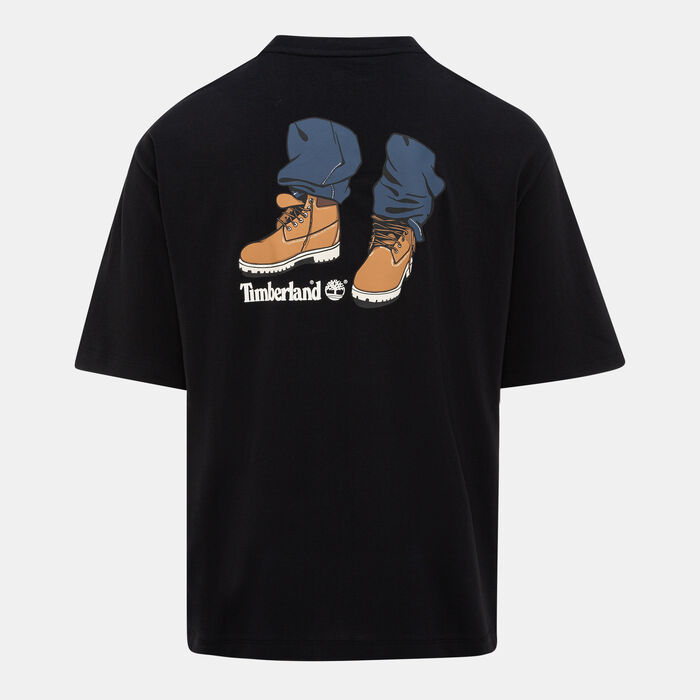 Timberland Men's My Boots T-Shirt Black Timberland Men's My Boots T-Shirt Black image number 1