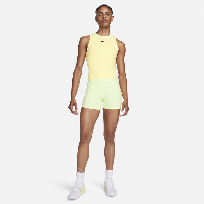 Nike Women's Court Slam Tank Top yellow Nike Women's Court Slam Tank Top yellow image number 4