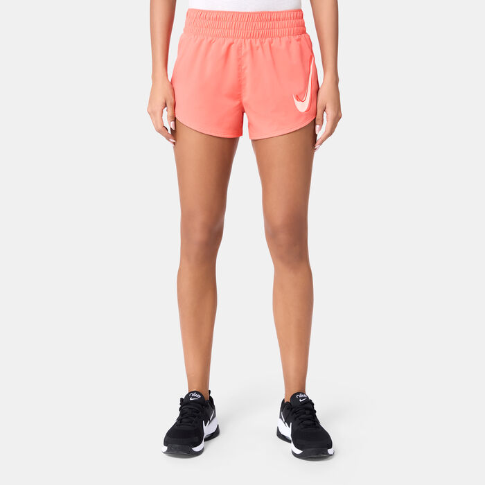 Nike Women's One Swoosh Dri-FIT Running Shorts Peach Nike Women's One Swoosh Dri-FIT Running Shorts Peach image number 0