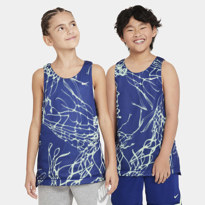 Nike Kids' Culture of Basketball Reversible Jersey Blue Nike Kids' Culture of Basketball Reversible Jersey Blue image number 0