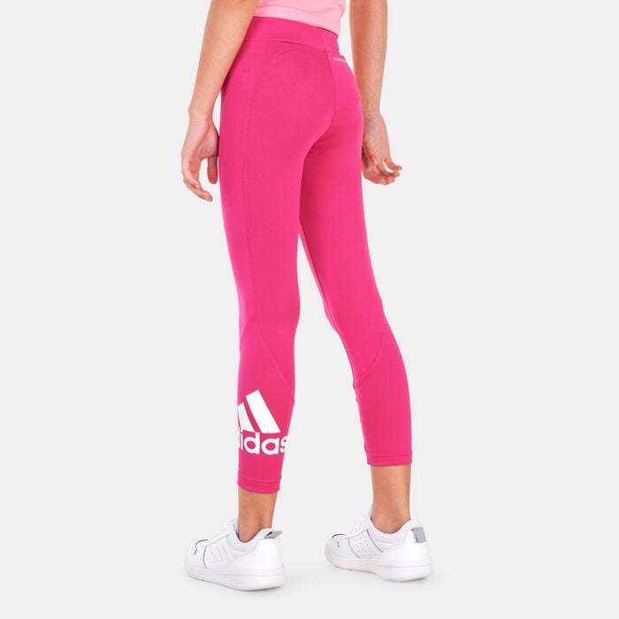 adidas Kids' Designed 2 Move Leggings Pink adidas Kids' Designed 2 Move Leggings Pink image number 1