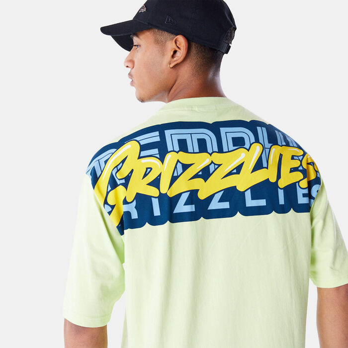 New Era Men's NBA Memphis Grizzlies Wordmark T-Shirt Green New Era Men's NBA Memphis Grizzlies Wordmark T-Shirt Green image number 3
