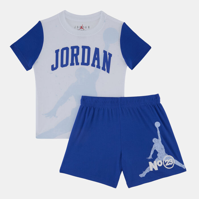 Jordan Kids' 1984 Jumpman T-Shirt and Shorts Set Blue Jordan Kids' 1984 Jumpman T-Shirt and Shorts Set Blue image number 0