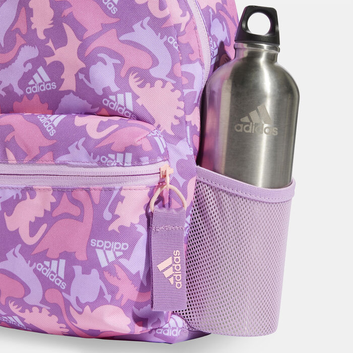 adidas Kids' Printed Backpack Purple adidas Kids' Printed Backpack Purple image number 3