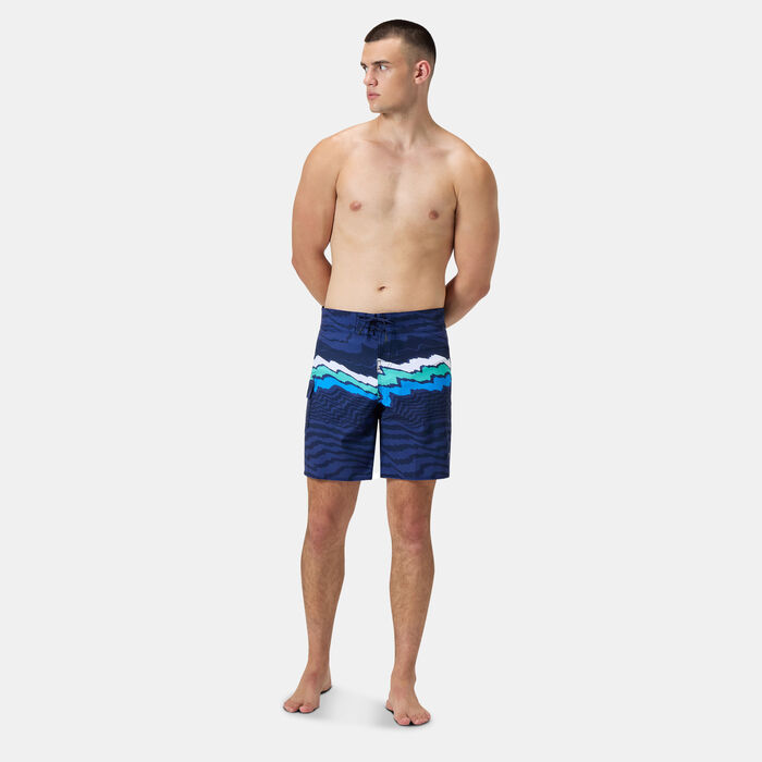 Speedo Men's The Lookout Board Swimming Shorts Blue Speedo Men's The Lookout Board Swimming Shorts Blue image number 2