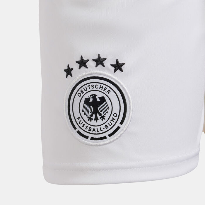 adidas Kids' Germany Replica Home Football Shorts - 2024 White adidas Kids' Germany Replica Home Football Shorts - 2024 White image number 2