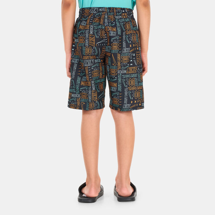 Nike Swim Kids' 8-inch Volley Shorts Black Nike Swim Kids' 8-inch Volley Shorts Black image number 1