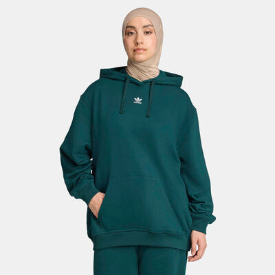 adidas Originals Women's Essentials French Terry Hoodie Green