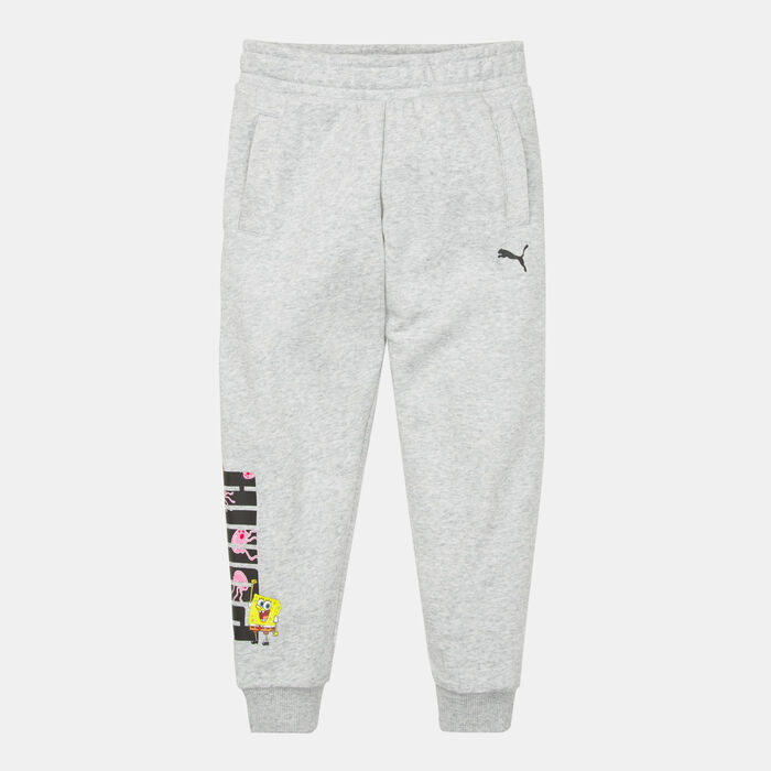 PUMA Kids' x SPONGEBOB Sweatpants Grey PUMA Kids' x SPONGEBOB Sweatpants Grey image number 0