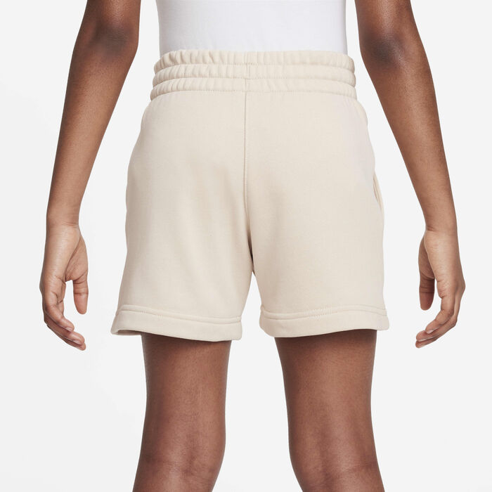 Nike Kids' Sportswear Club Fleece Shorts Beige image number 2
