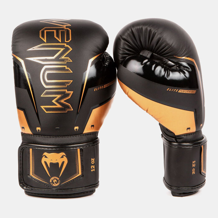 Venum Elite Evo Boxing Gloves Black Venum Elite Evo Boxing Gloves Black image number 0