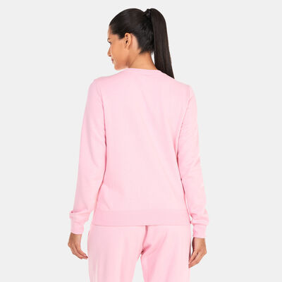 Nike Women's Sportswear Club Fleece Crewneck Sweatshirt Pink