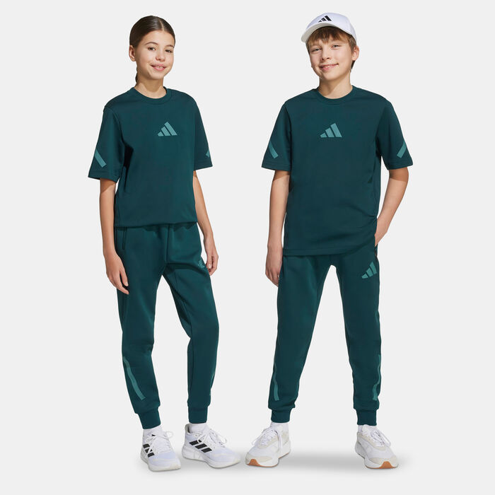 adidas Kids' Z.N.E. Pants Green image number 4