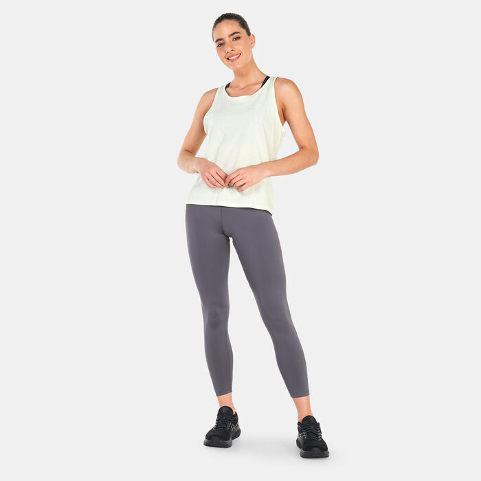 ASICS Women's Training Core Tank Top Green ASICS Women's Training Core Tank Top Green image number 2
