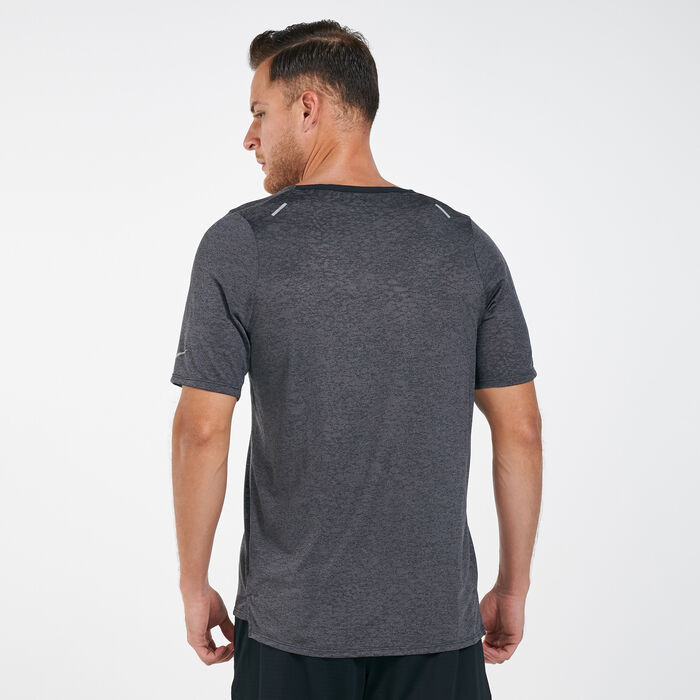 Nike Men's Run Division Rise 365 T-Shirt Grey image number 1