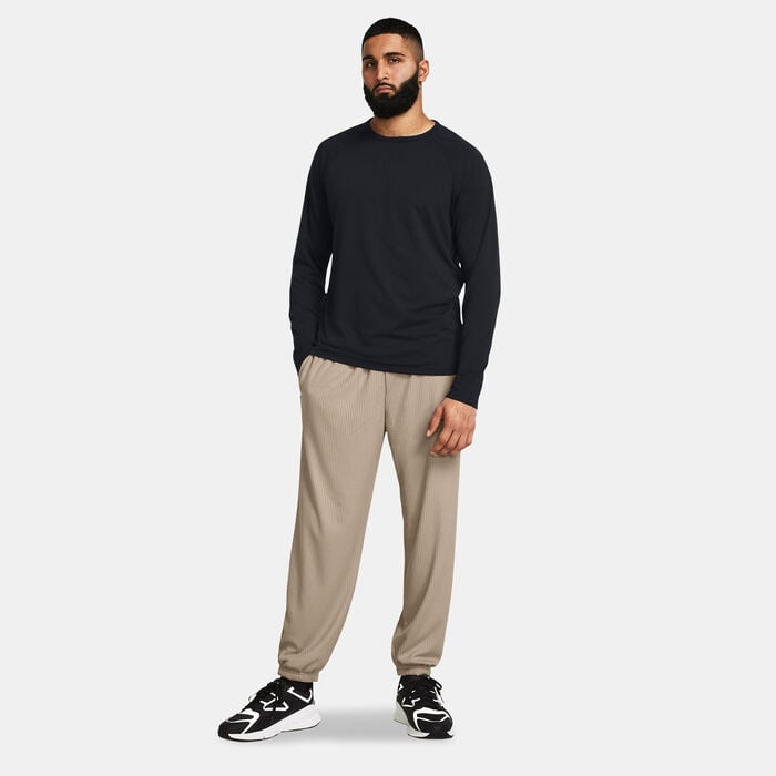 Under Armour Men's Rival Waffle Sweatpants Brown Under Armour Men's Rival Waffle Sweatpants Brown image number 2