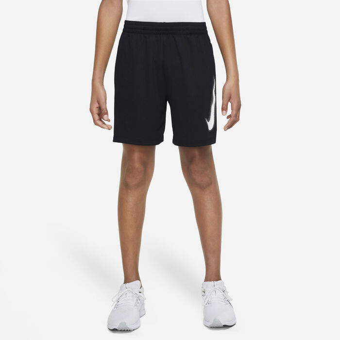 Nike Kids' Multi Dri-FIT Graphic Training Shorts Black image number 0