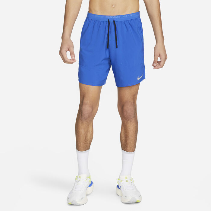 Nike Men's Stride Dri-FIT 2-in-1 Running Shorts Blue Nike Men's Stride Dri-FIT 2-in-1 Running Shorts Blue image number 0