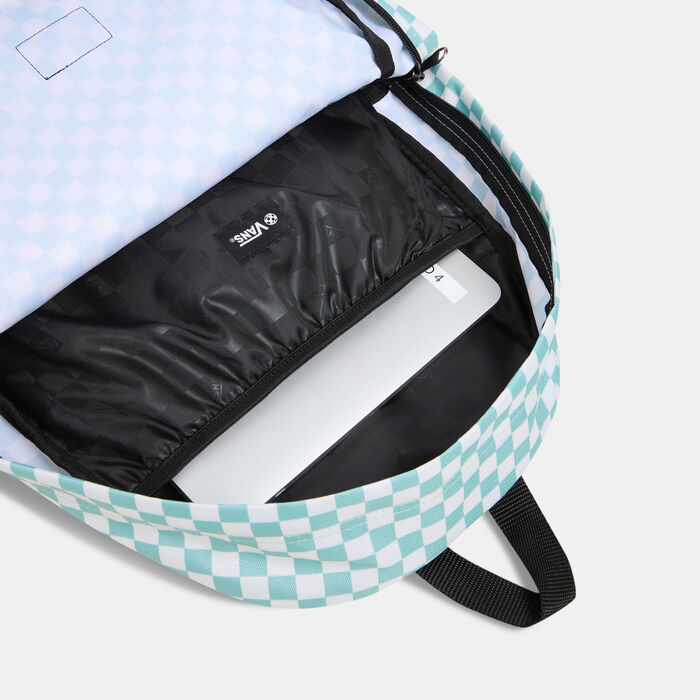 Vans Old Skool Check Backpack Grey Vans Old Skool Check Backpack Grey image number 4