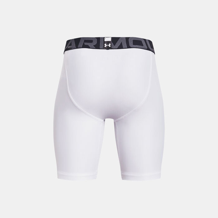 Under Armour Kids' HeatGear® Armour Shorts White Under Armour Kids' HeatGear® Armour Shorts White image number 1