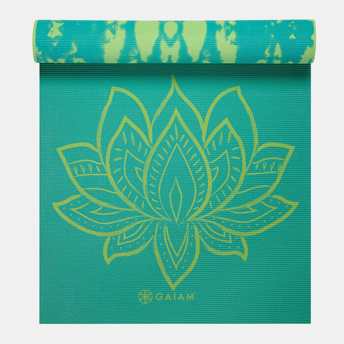 Gaiam Lotus Yoga Mat (6mm) Multi-Color Gaiam Lotus Yoga Mat (6mm) Multi-Color image number 0