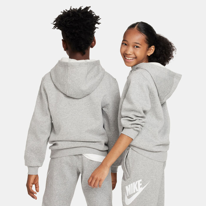 Nike Kids' Sportswear Club Hoodie Grey Nike Kids' Sportswear Club Hoodie Grey image number 1