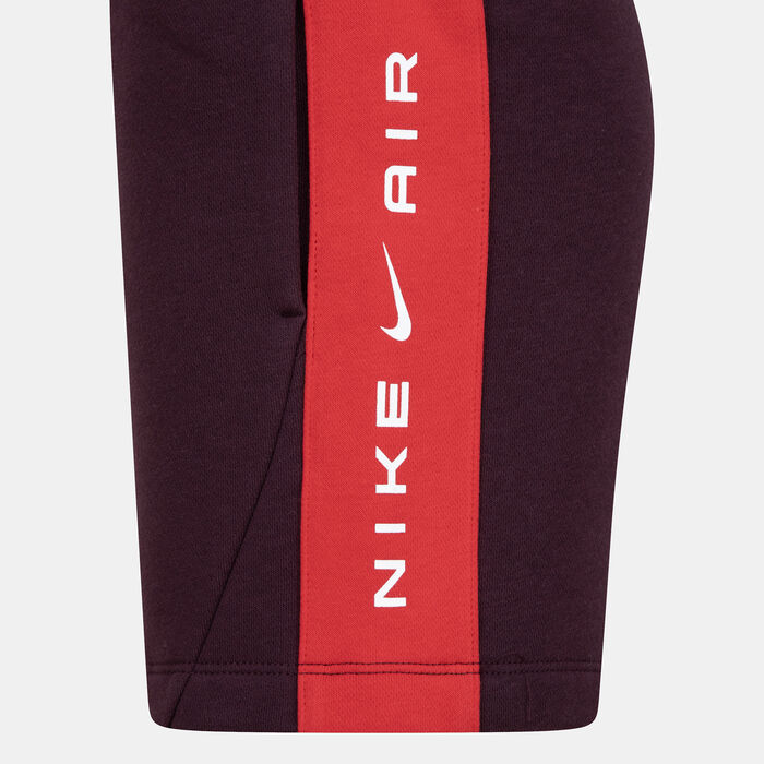 Nike Kids' Air Fleece T-Shirt and Shorts Set Red image number 4