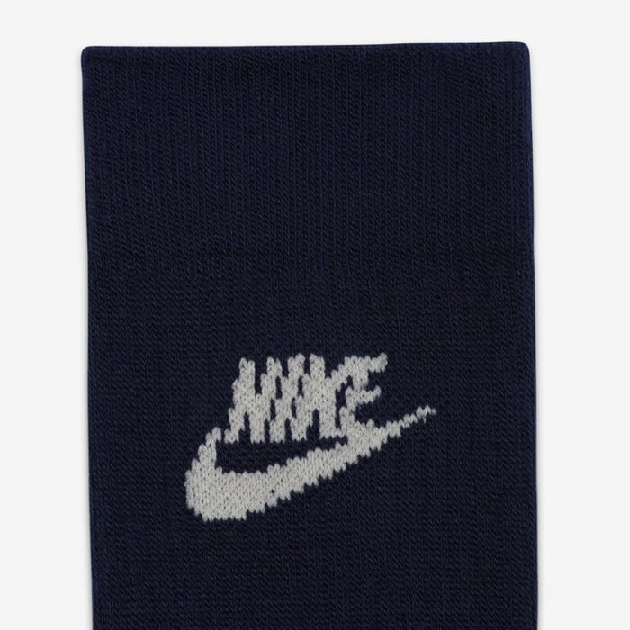 Nike Sportswear Everyday Essential Crew Socks (3 Pairs) Black Nike Sportswear Everyday Essential Crew Socks (3 Pairs) Black image number 3
