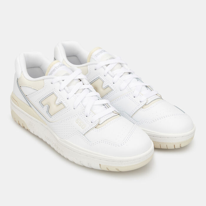 New Balance Women's BB550 Shoes White New Balance Women's BB550 Shoes White image number 1