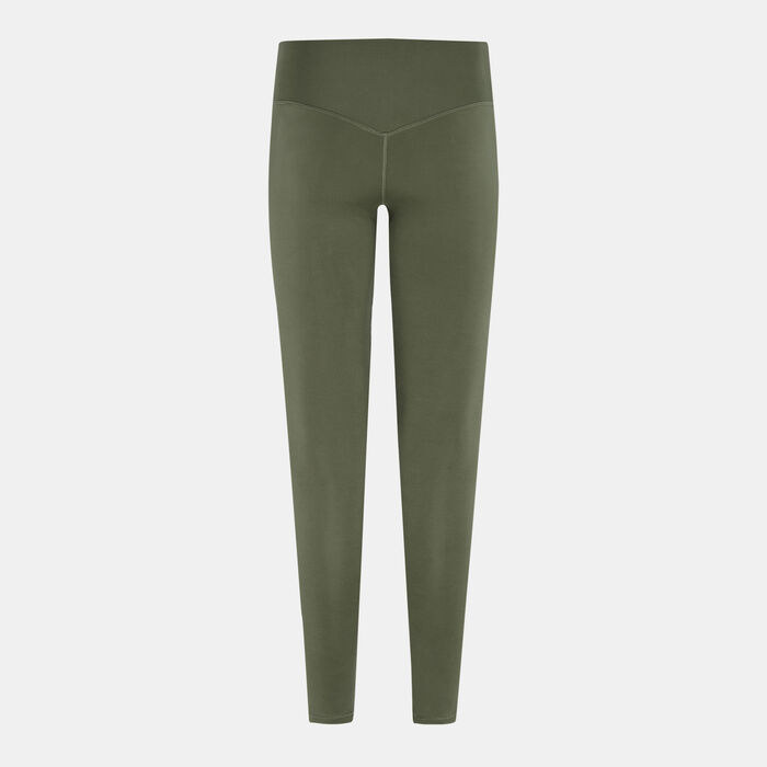 The Giving Movement Women's Logo Recycled Leggings Green The Giving Movement Women's Logo Recycled Leggings Green image number 1