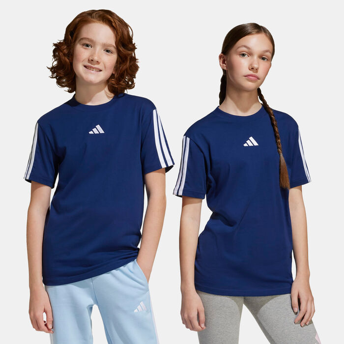 adidas Kids' Essentials T-Shirt Blue adidas Kids' Essentials T-Shirt Blue image number 4
