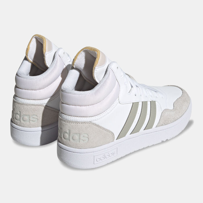 adidas Men's Hoops 3.0 Classic Vintage Mid Shoes White adidas Men's Hoops 3.0 Classic Vintage Mid Shoes White image number 2