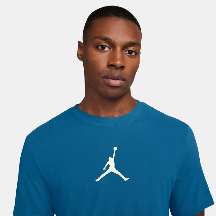 Jordan Men's Dri-FIT Jumpman T-Shirt Blue Jordan Men's Dri-FIT Jumpman T-Shirt Blue image number 2