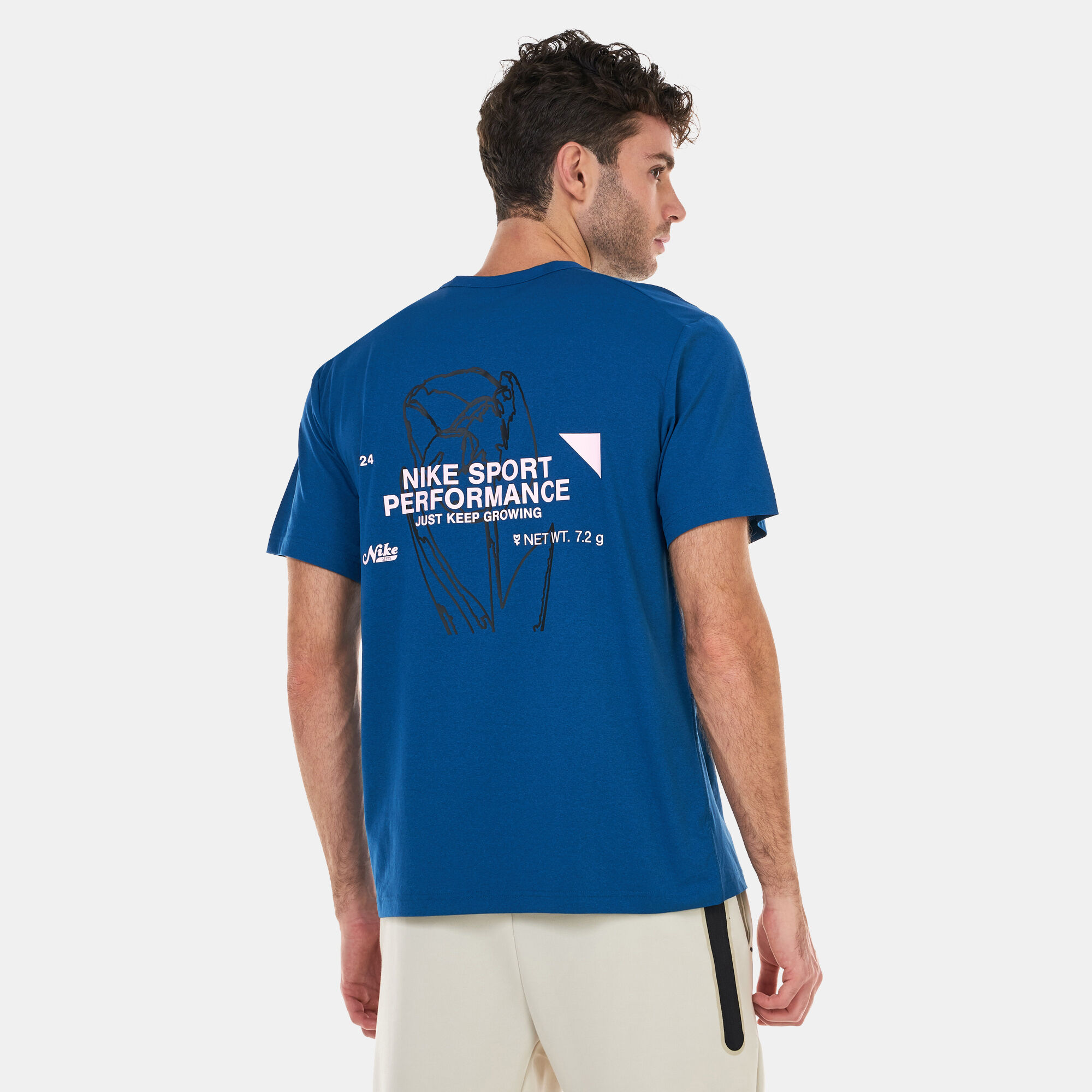 Shop Nike Men's Hyverse Dri-FIT UV Top Blue Online in KSA -SSS
