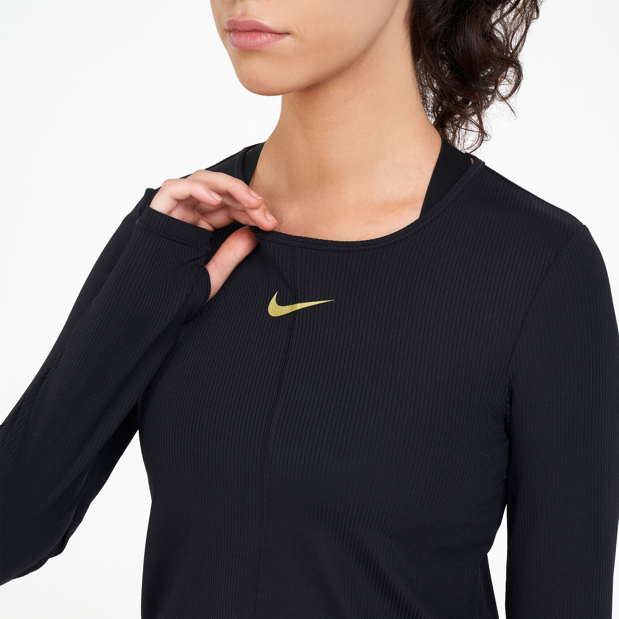 Nike women's shine miler dri-fit long-sleeve running top on sale