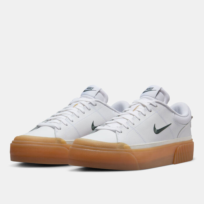 Nike Women's Court Legacy Lift Shoes White Nike Women's Court Legacy Lift Shoes White image number 1