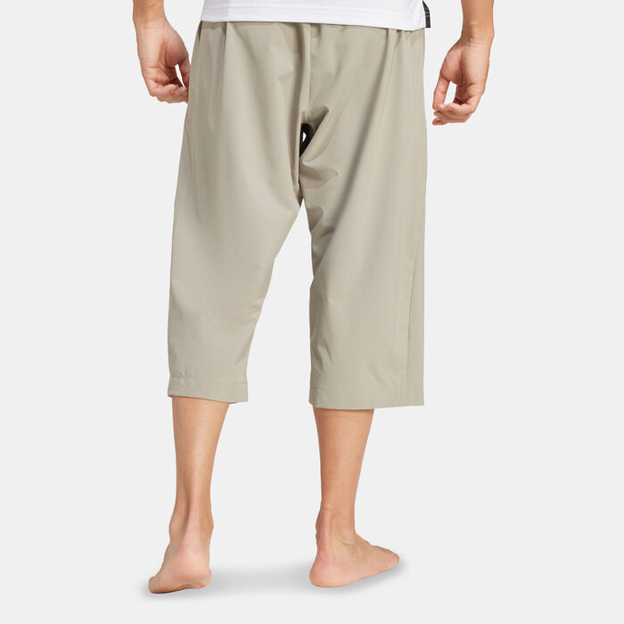 adidas Men's Yoga 3/4 Training Pants Green image number 1