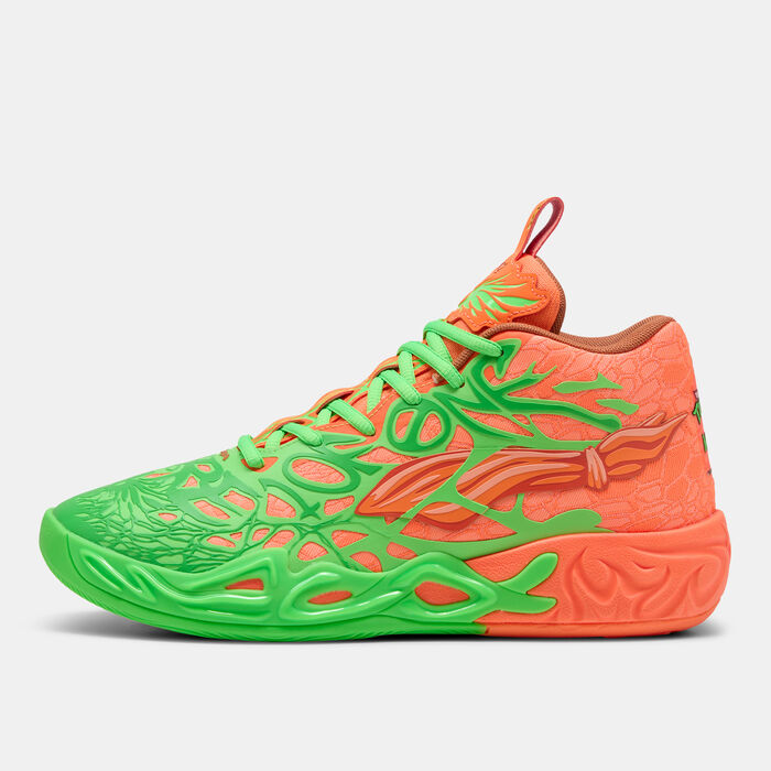 PUMA Men's x LAMELO BALL x TMNT MB.04 Basketball Shoes Green PUMA Men's x LAMELO BALL x TMNT MB.04 Basketball Shoes Green image number 0