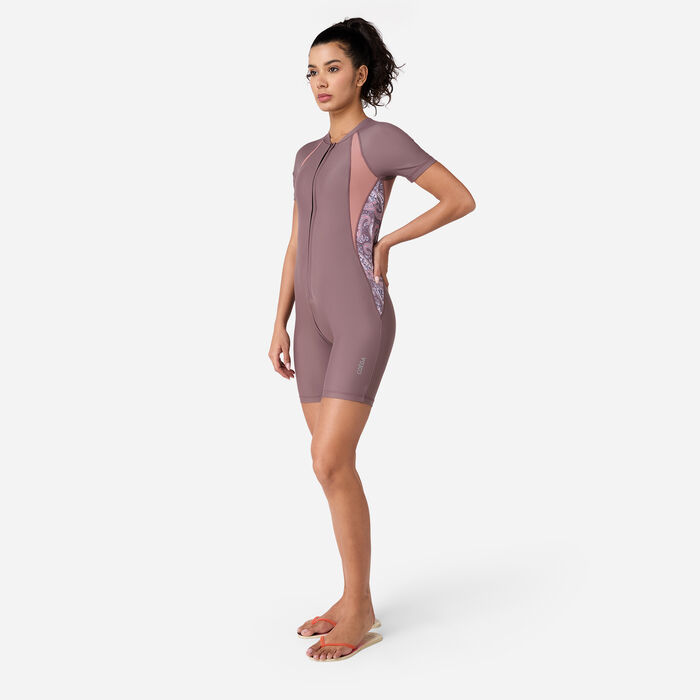 COEGA Women's Slim-Kini 3/4 One-Piece Swimsuit Blue COEGA Women's Slim-Kini 3/4 One-Piece Swimsuit Blue image number 0