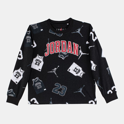 Jordan Kids' 23 Jersey Sweatshirt and Sweatpants Set Black