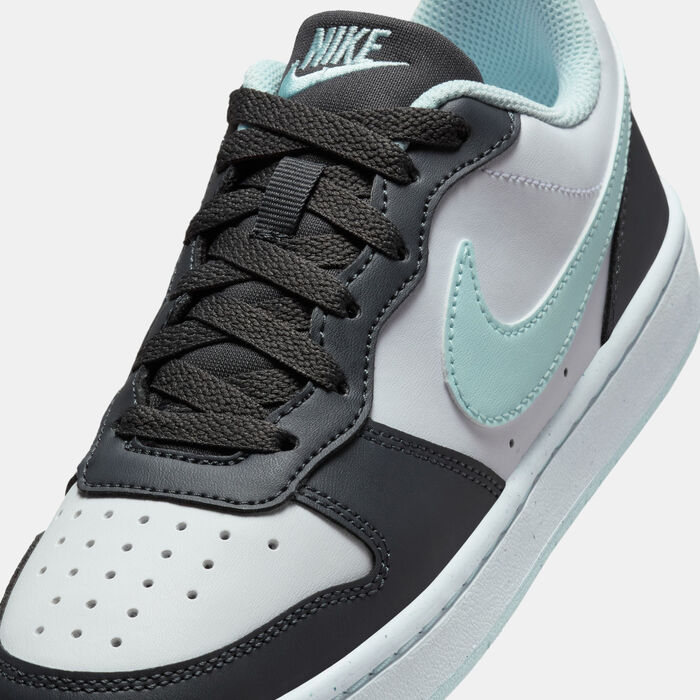 Nike Kids' Court Borough Low Recraft Shoes White Nike Kids' Court Borough Low Recraft Shoes White image number 4