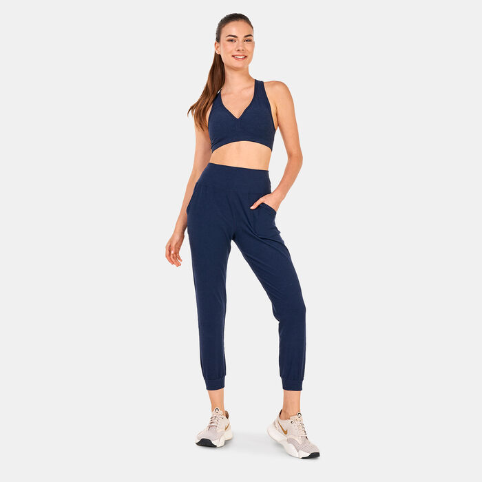 BEYOND YOGA Women's Spacedye Midi Joggers Blue BEYOND YOGA Women's Spacedye Midi Joggers Blue image number 2