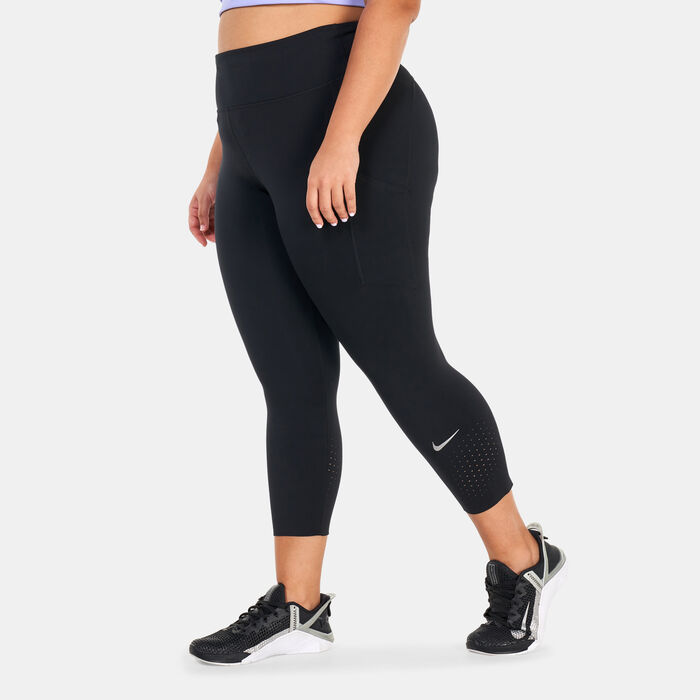 Buy Nike Women's Epic Luxe Running Leggings (Plus Size) Black in KSA -SSS