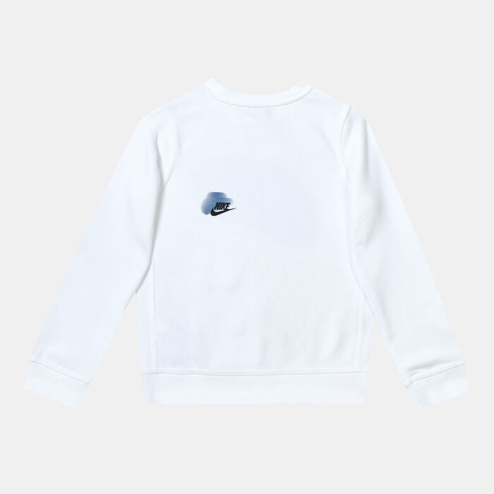 Nike Kids' Sportswear Standard Issue Sweatshirt White image number 3