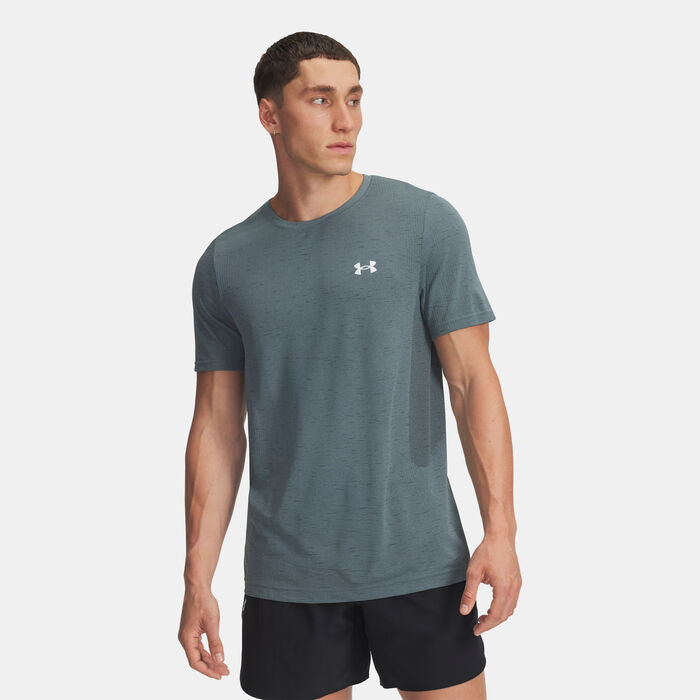 Under Armour Men's Vanish Seamless T-Shirt Blue Under Armour Men's Vanish Seamless T-Shirt Blue image number 0
