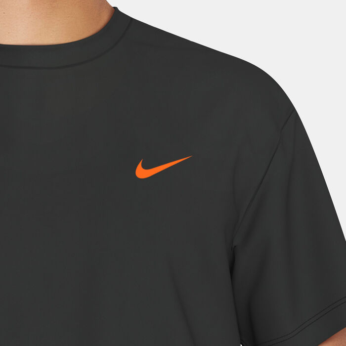 Nike Swim Men's Icon Hydro Rashguard Black image number 4